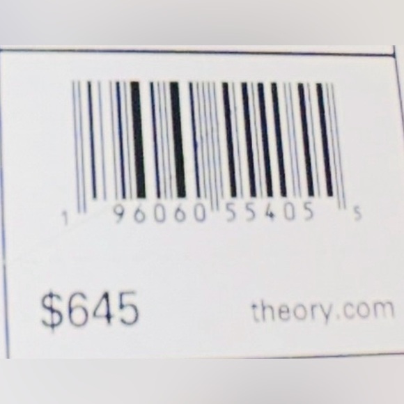 Theory Palomino Chevron wool-blend single- breasted coat size Large. - Picture 7 of 7